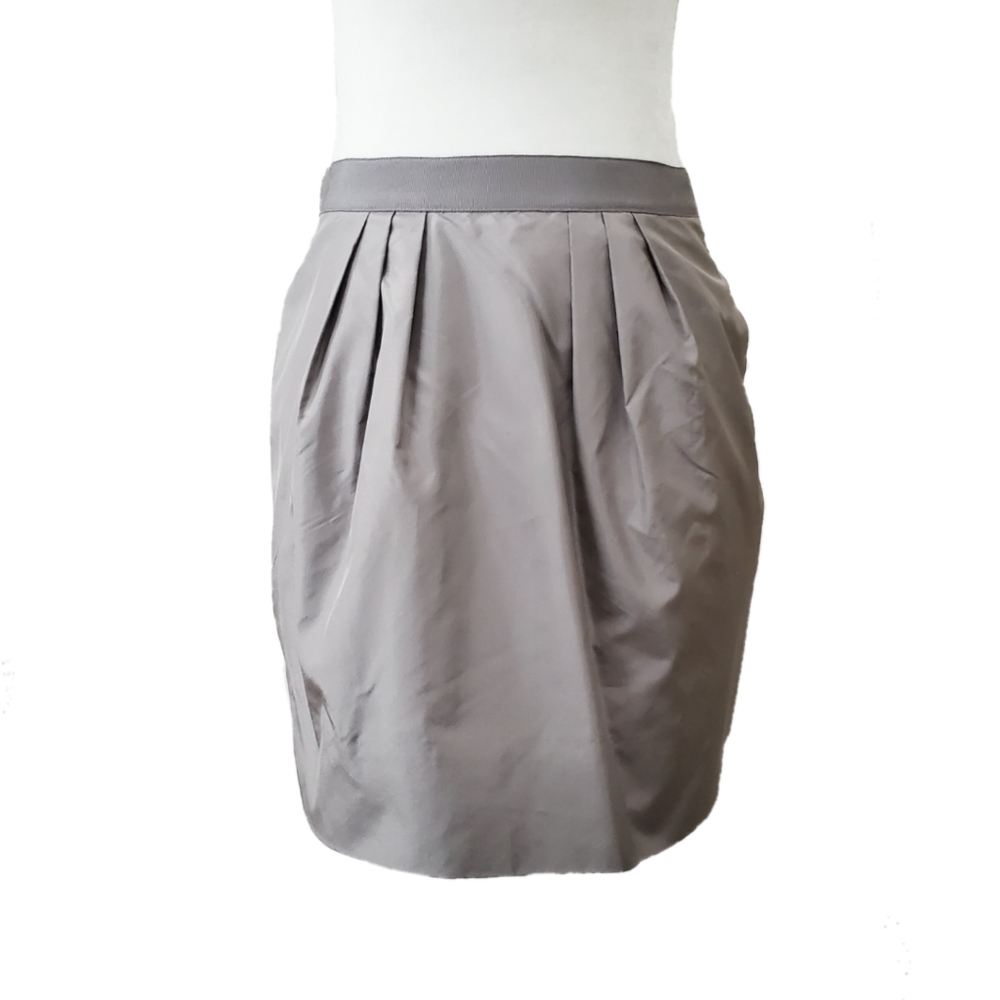 J. Crew Silk Pouf Mini Skirt
